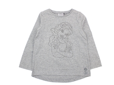 Wheat T-shirt Snow White melange gray